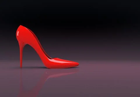 Women's shoe Stock Illustration