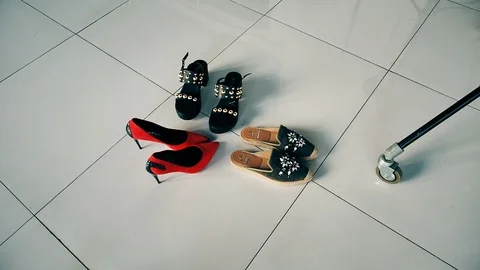 Women's shoes Stock-Footage 120884946