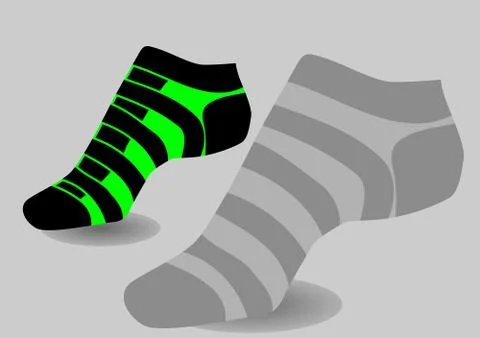 Womens Socks Stock Illustration
