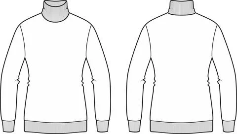 Women's sweater Stock Illustration