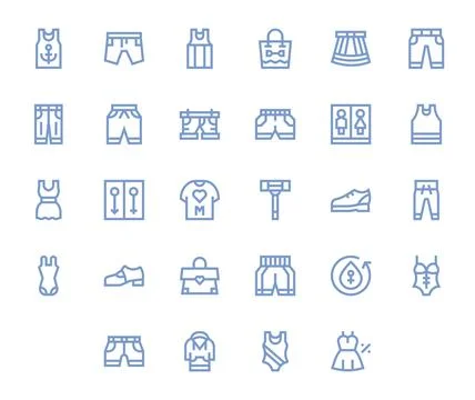 WomenS Vector Icon Repository containing 28 Bold Line 128x128 Detail Enhanc.. イラスト素材
