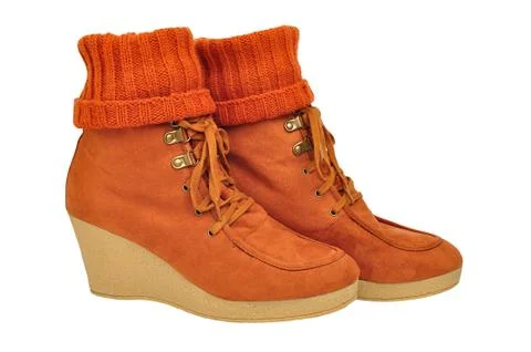 Women's winter boots Stock Photos
