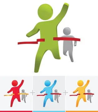 Won the competition Stock Illustration