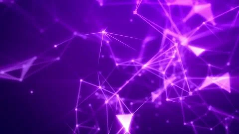 Wonderful 3d rendering of an advanced cyberspace flight through light rosy ne Stock Illustration