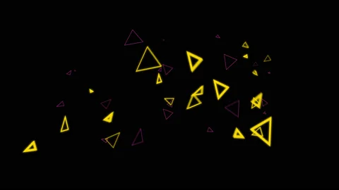 Wonderful Animated Triangles Geometric Shape Trendy Animations Stock-Footage 134617425