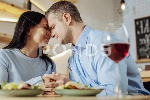 Wonderful couple enjoying the evening Stock Photos