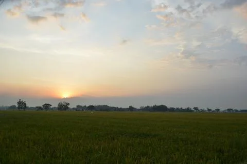 Wonderful dramatic clouds formation at the sky Stock Photos