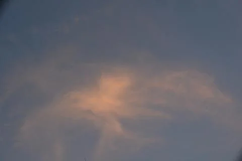 Wonderful dramatic clouds formation at the sky Stock Photos