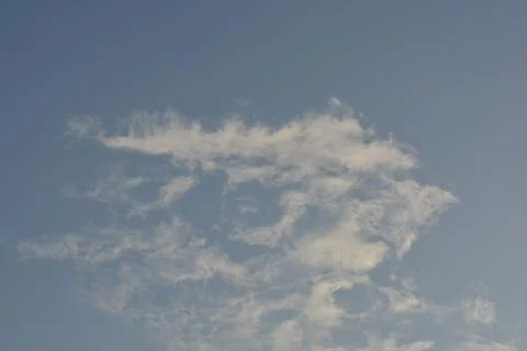 Wonderful dramatic clouds formation at the sky Stock Photos