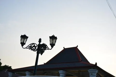 Wonderful dramatic clouds formation at the sky Stock Photos