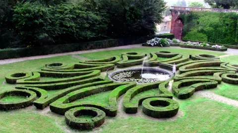 A wonderful garden Stock Footage 34348380