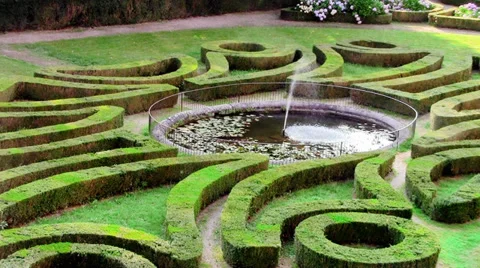 A wonderful garden Stock Footage 34349658