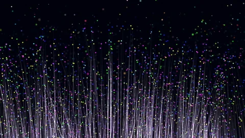 Wonderful Linear Background with Flickering Particles 스톡 동영상 86674709