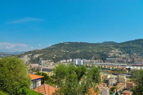 Wonderful panoramic view of Nice 스톡 사진
