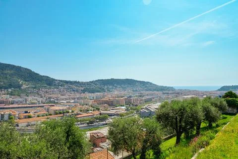 Wonderful panoramic view of Nice Stock Photos