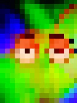 A wonderful pleasant digital pattern of rectangles and squares Stock Illustration