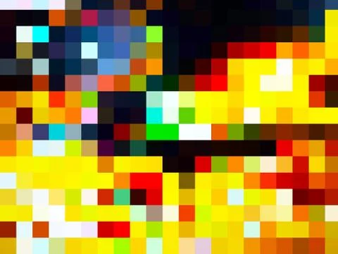 A wonderful pleasant digital pattern of rectangles and squares イラスト素材