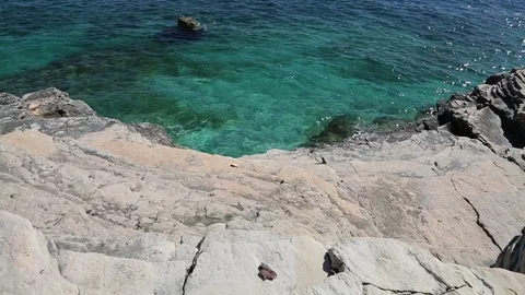 Wonderful sea in Pula, Croatia Stock Footage