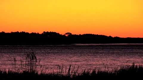 A wonderful sea view Sunset and  romantic night 4K Stock Footage 255276830