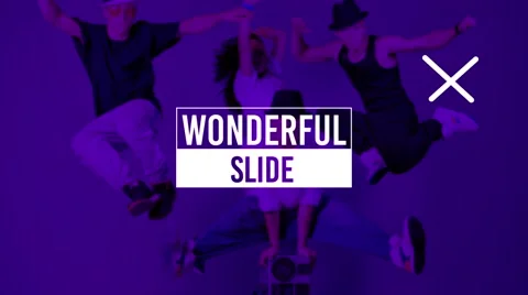 Wonderful Slide After Effects stock