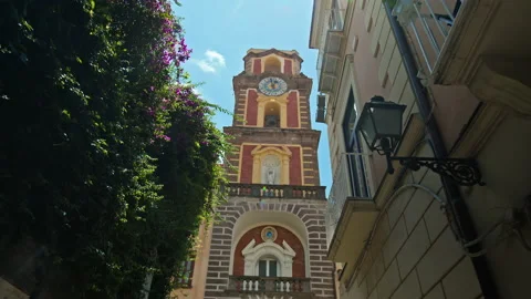 Wonderful structure located in Corso Italia characterized by the soaring tower. Stock Footage 237087053