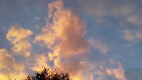 Wonderful sunset clouds dream 스톡 동영상 90767447