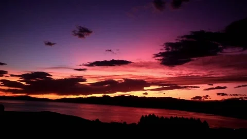 Wonderful Sunset Stock Footage 145665404