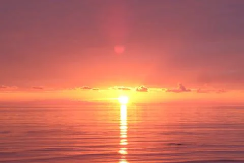 Wonderful sunset Stock Photos