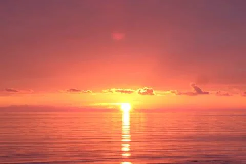 Wonderful sunset Stock Photos