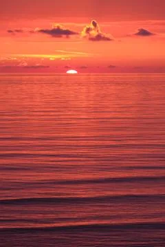 Wonderful sunset Stock Photos