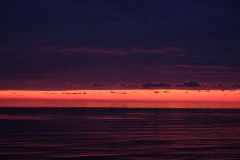 Wonderful sunset Stock Photos