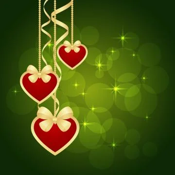 Wonderful Valentines background Stock Illustration