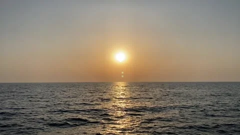 A wonderful view of the sunset in the sky Stock-Footage 313346002