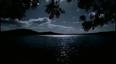 Wonderfull To Night Beach Stock-Footage 224798796