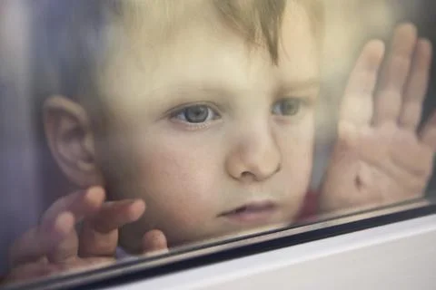 Wondering child Stock Photos