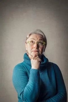 Wondering lady Stock Photos