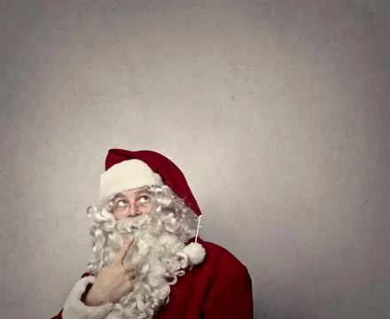 Wondering Santa Stock Photos