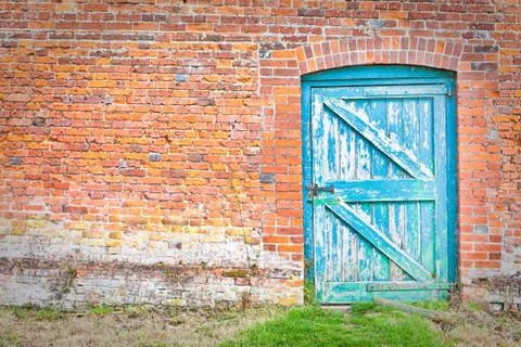 Wonky door Stock Photos