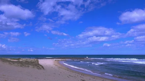 Wonthaggi, Australia: Beach by the Ocean Stock-Footage 69971314