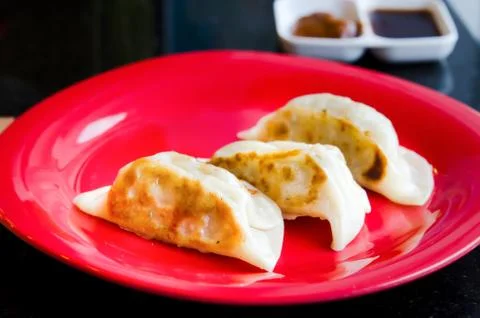 Wonton Foto stock