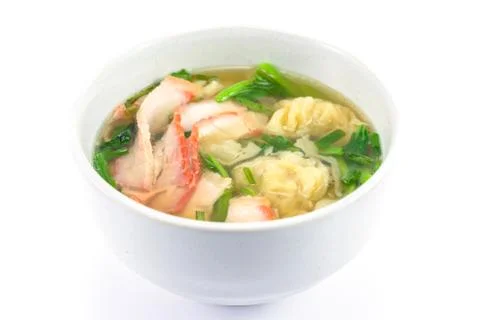 Wonton soup Stock Photos