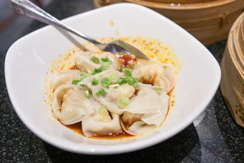 Wontons Foto stock