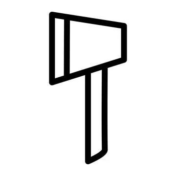 Wood Axe Stock Illustration