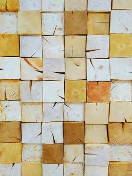 Wood background with cut tree Stock Photos