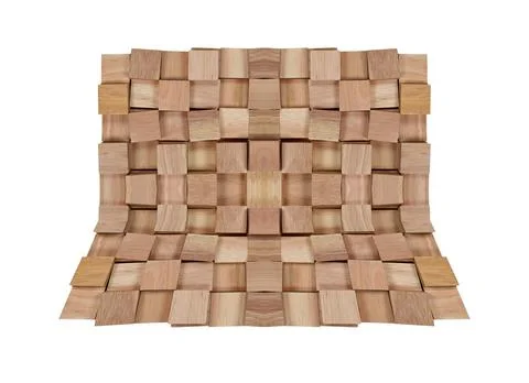 Wood background : stack of lumber Stock Photos