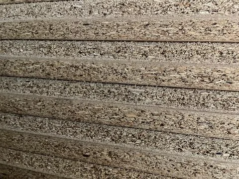 Wood-Based Composite Panel with Natural Texture Stock Photos