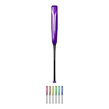 Wood bat baseball cartoon vector graphic Stock Illustration
