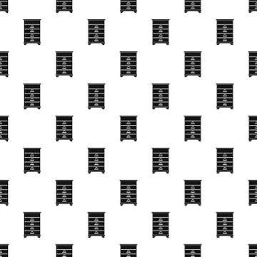 Wood bee house pattern seamless Stock Illustration