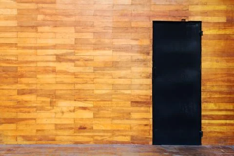 Wood block wall texture Stock Photos