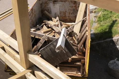 Wood blocks construction build Stock Photos